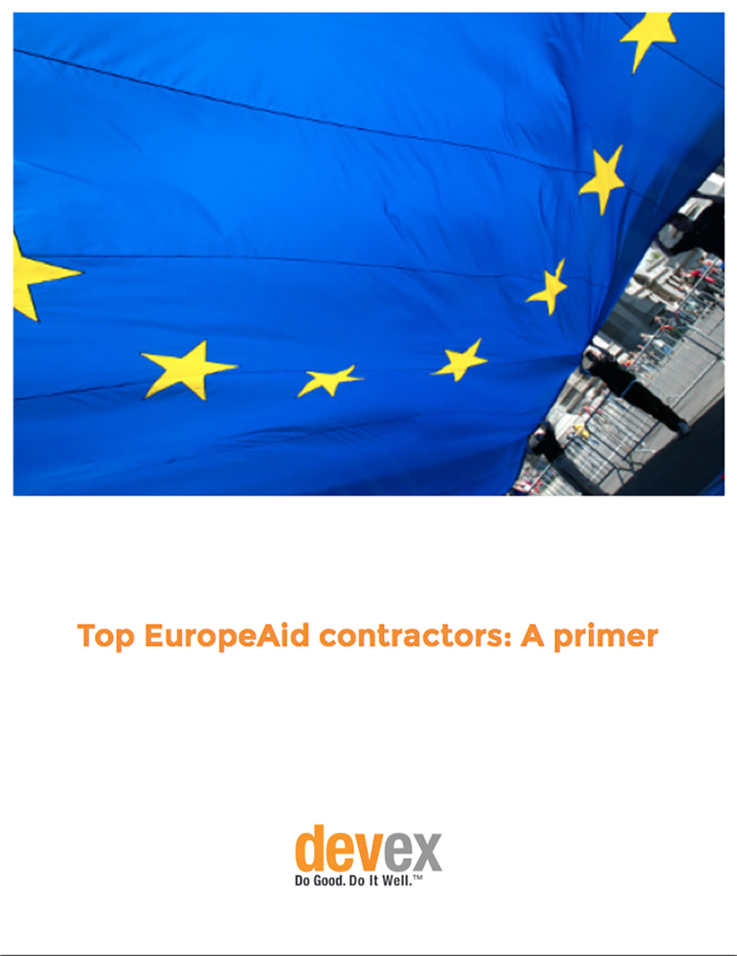 Top EuropeAid contractors cover